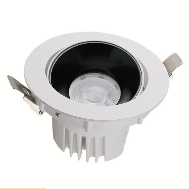 4.9in 20Watt and 5.9in 35W LED COB Ceiling Light - Flush Mount LED Downlight - Triac Dimmable - 100W Equivalent - Anti-glare Cover - 1600 Lumens
